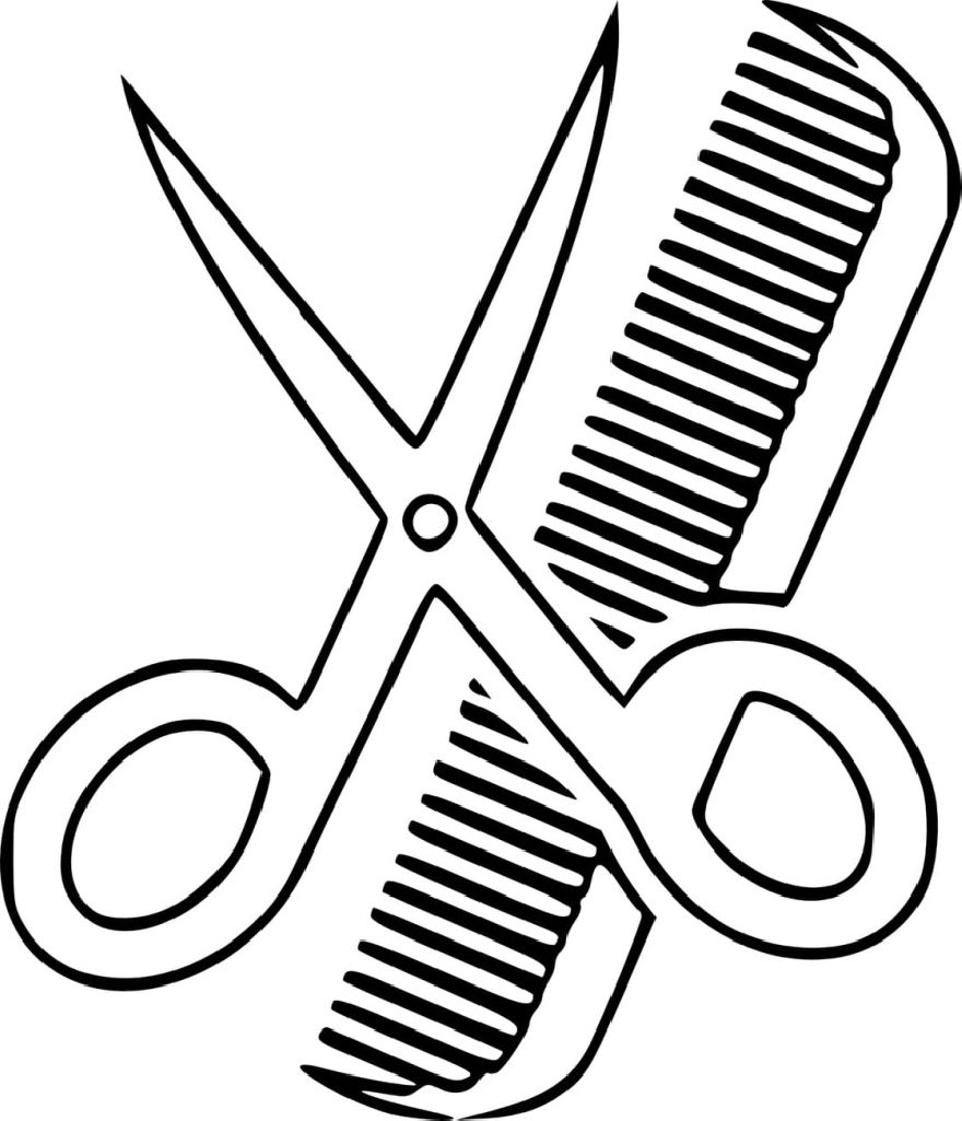 Schere und Kamm auf einem Bild so wie die besten Friseure in Warendorf diese verwenden.